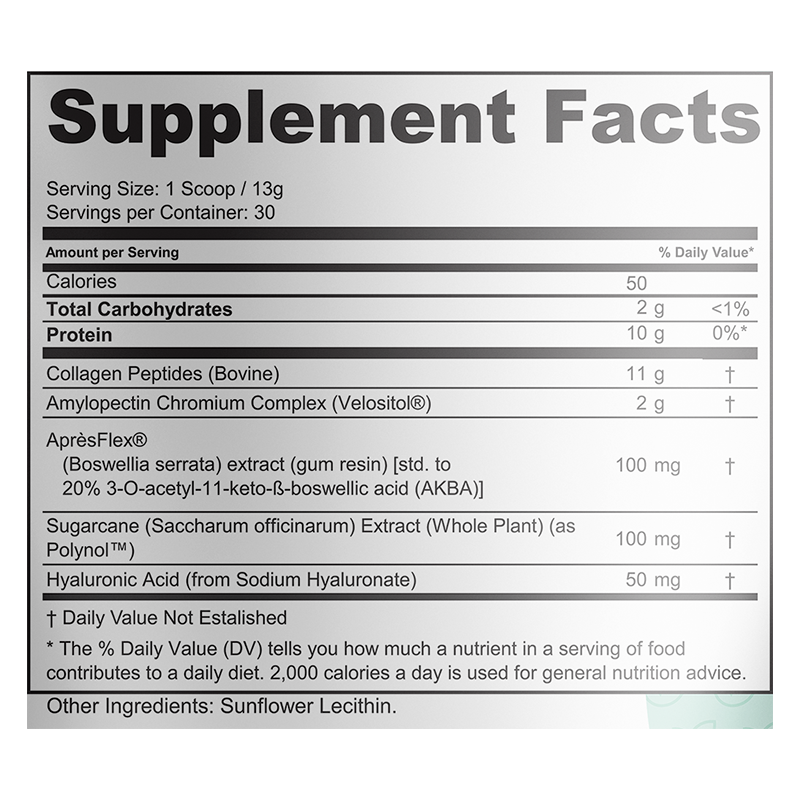 Collagen Peptides supplement facts