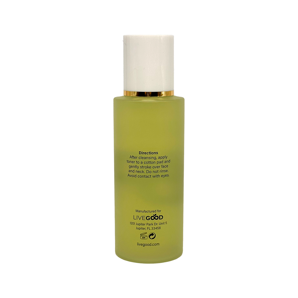Herbal Radiance Enriched Toner label