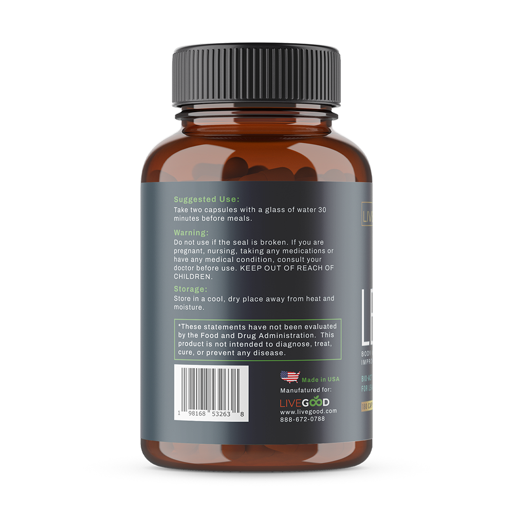 LEAN - Body Composition Improvement Formula label