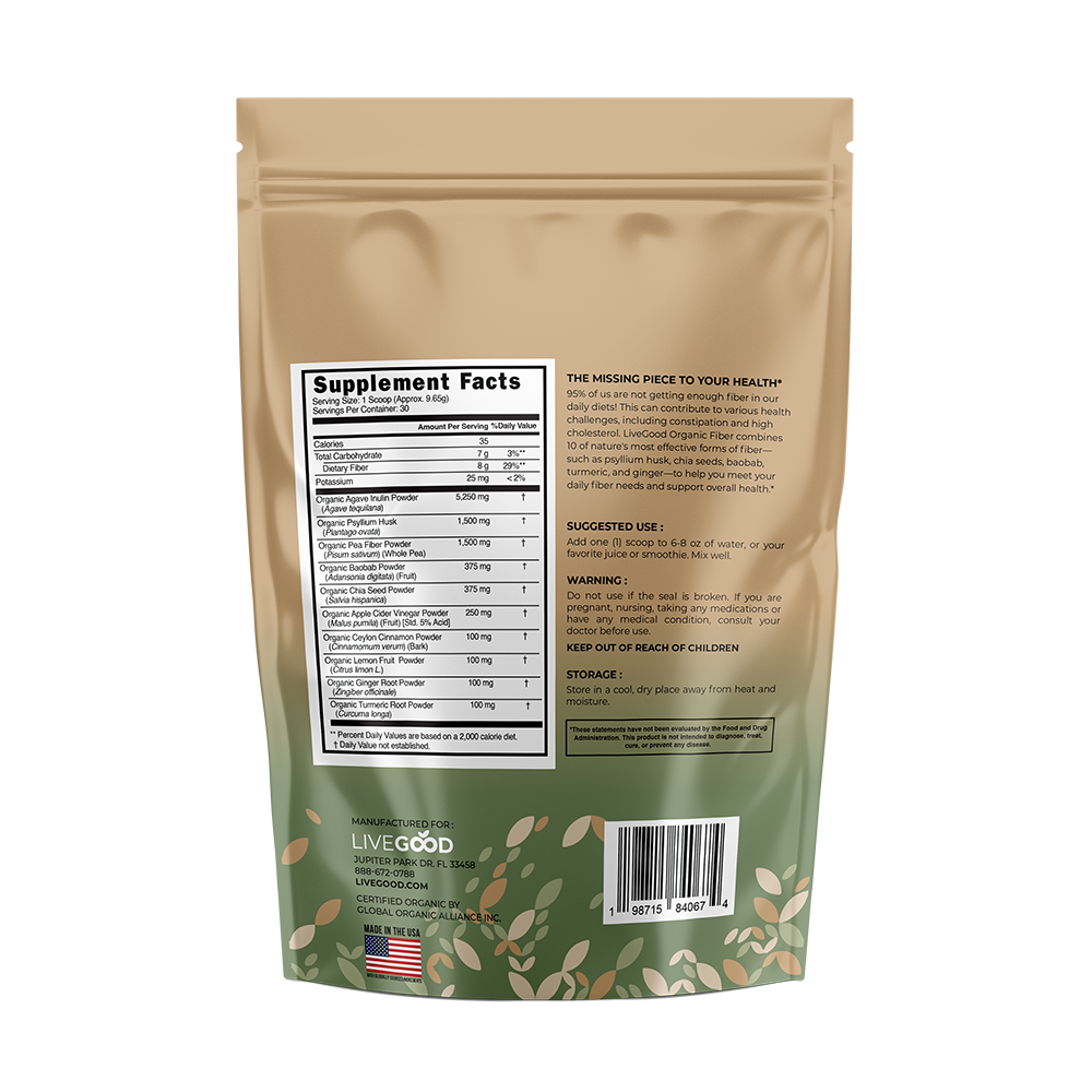 Organic Fiber label