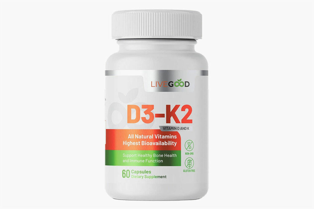 LiveGood D3-K2 Vitamins