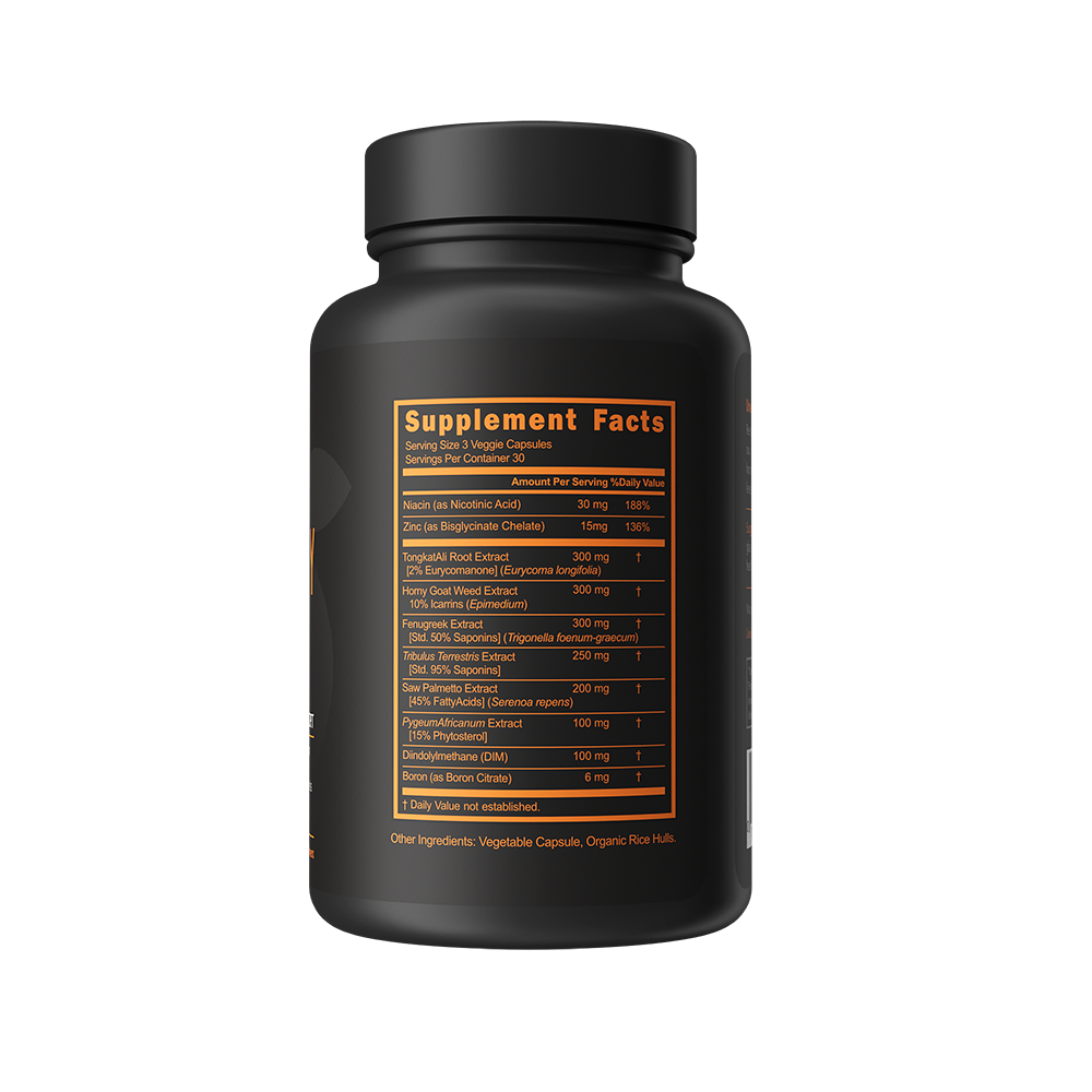 Vitality - Men's Hormone Support Facts Vitality - Men's Hormone Support Facts