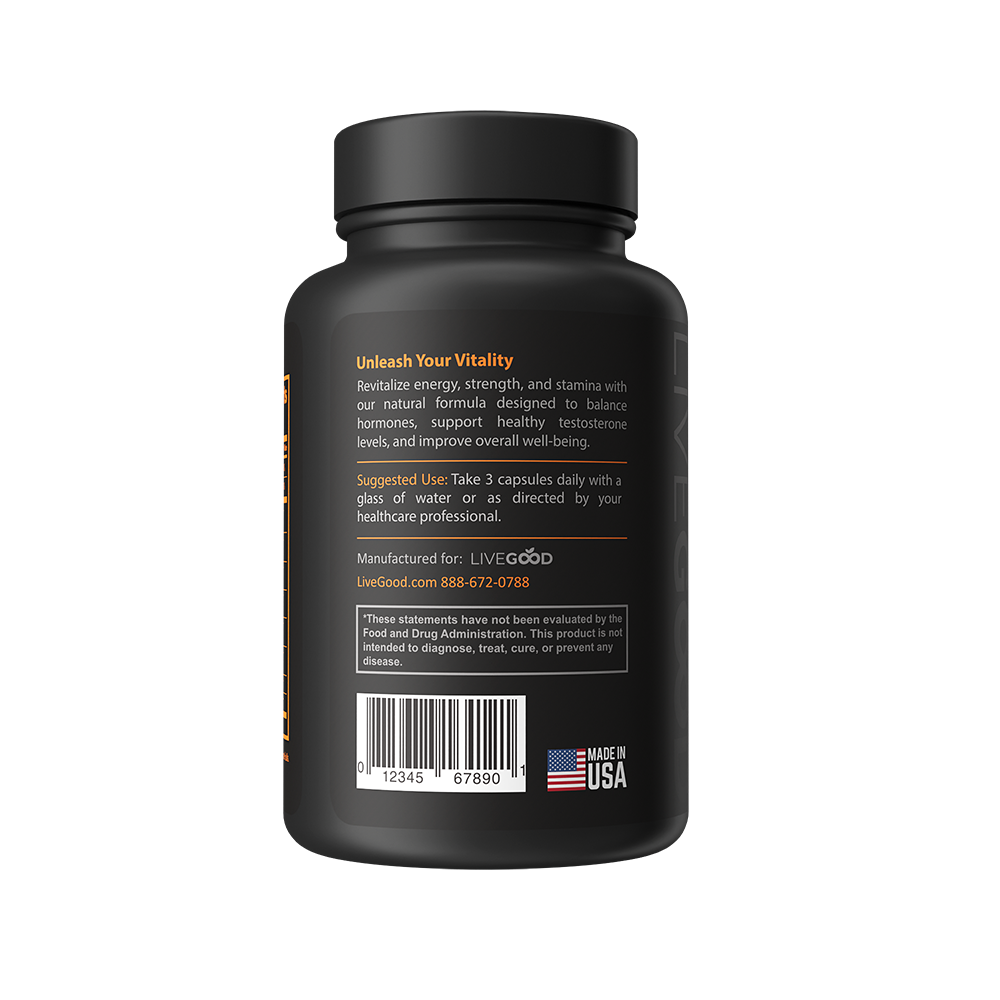 Vitality - Men's Hormone Support Instructions Vitality - Men's Hormone Support Instructions