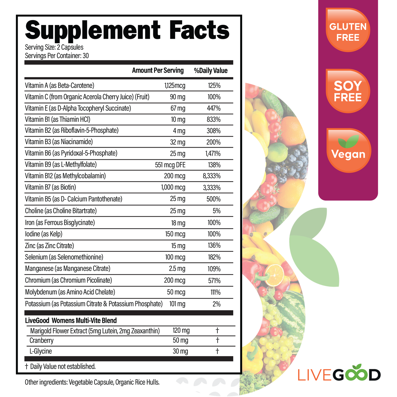 Bio-Active Complete Multi-Vitamin for Women with Iron Bio-Active Complete Multi-Vitamin for Women with Iron